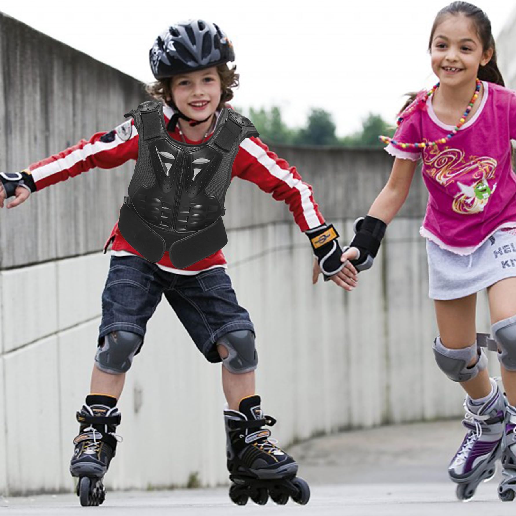 Protection Thoracique, équipement de Moto pour Les Enfants 12-15,