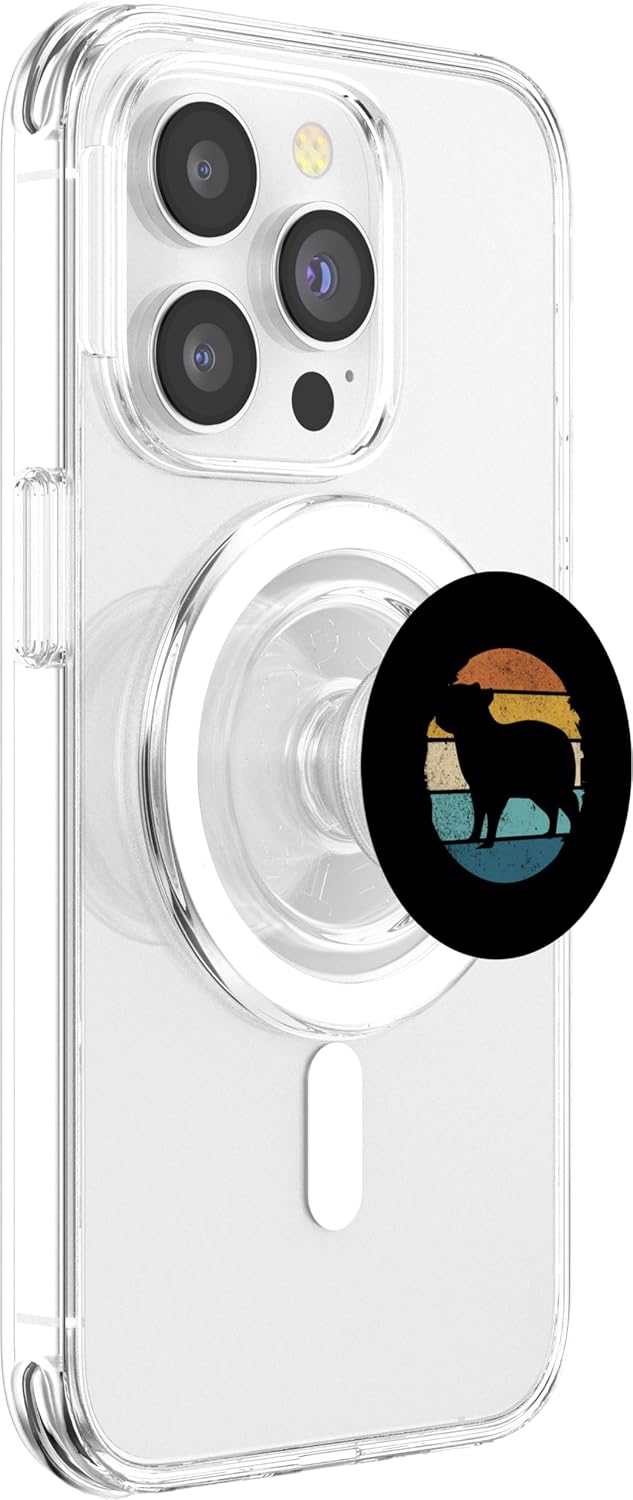 Vintage Capybara - Retro Capybara PopSockets MagSafe PopGrip for iPhone