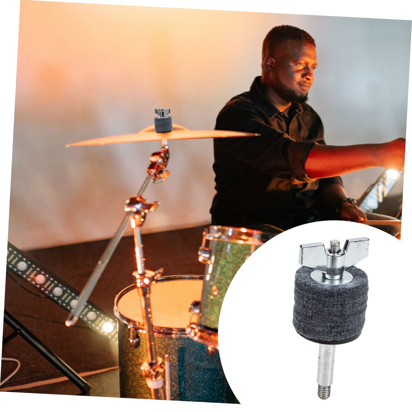 ifundom Hi-hat Stand Post Drum Set Clutch Quick Release Cymbal Hi Hat Stands Accessory