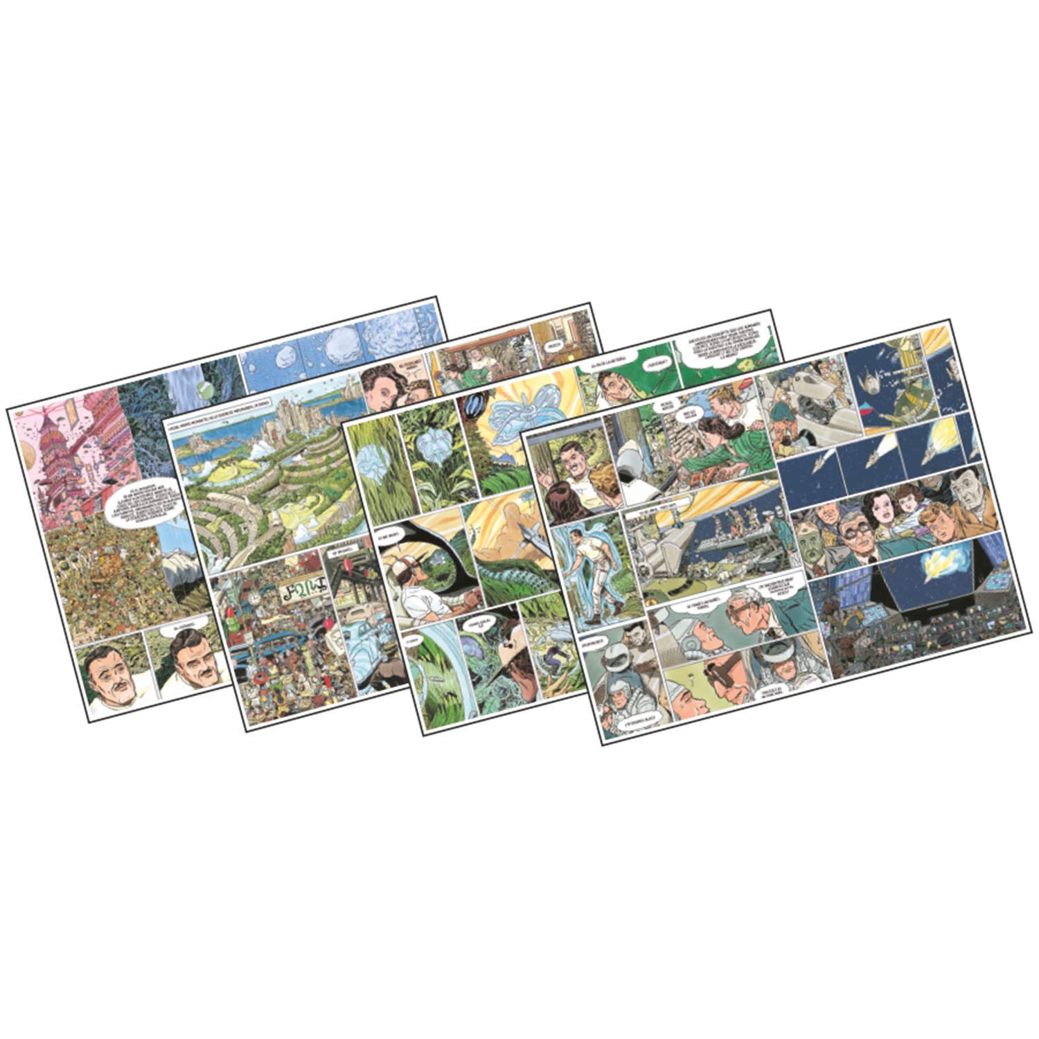 Table Mats Offset "Comic" 70 Gsm 31X43 Cm Cuatricromía Litos - 500 Units