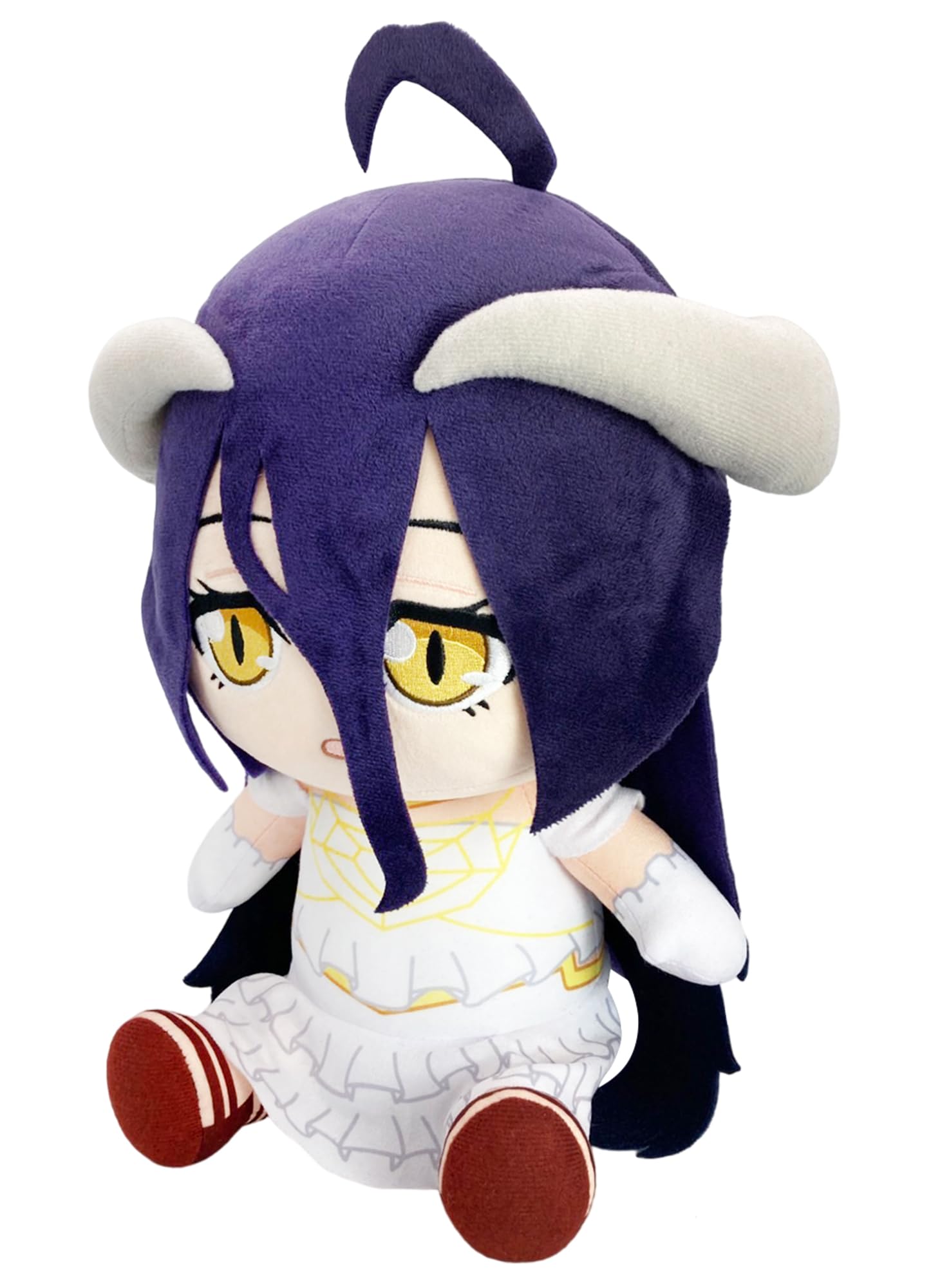 Great Eastern Entertainment Overlord S1 - Albedo Basic Clothing - Peluche de postura sentada de 12 pulgadas de alto