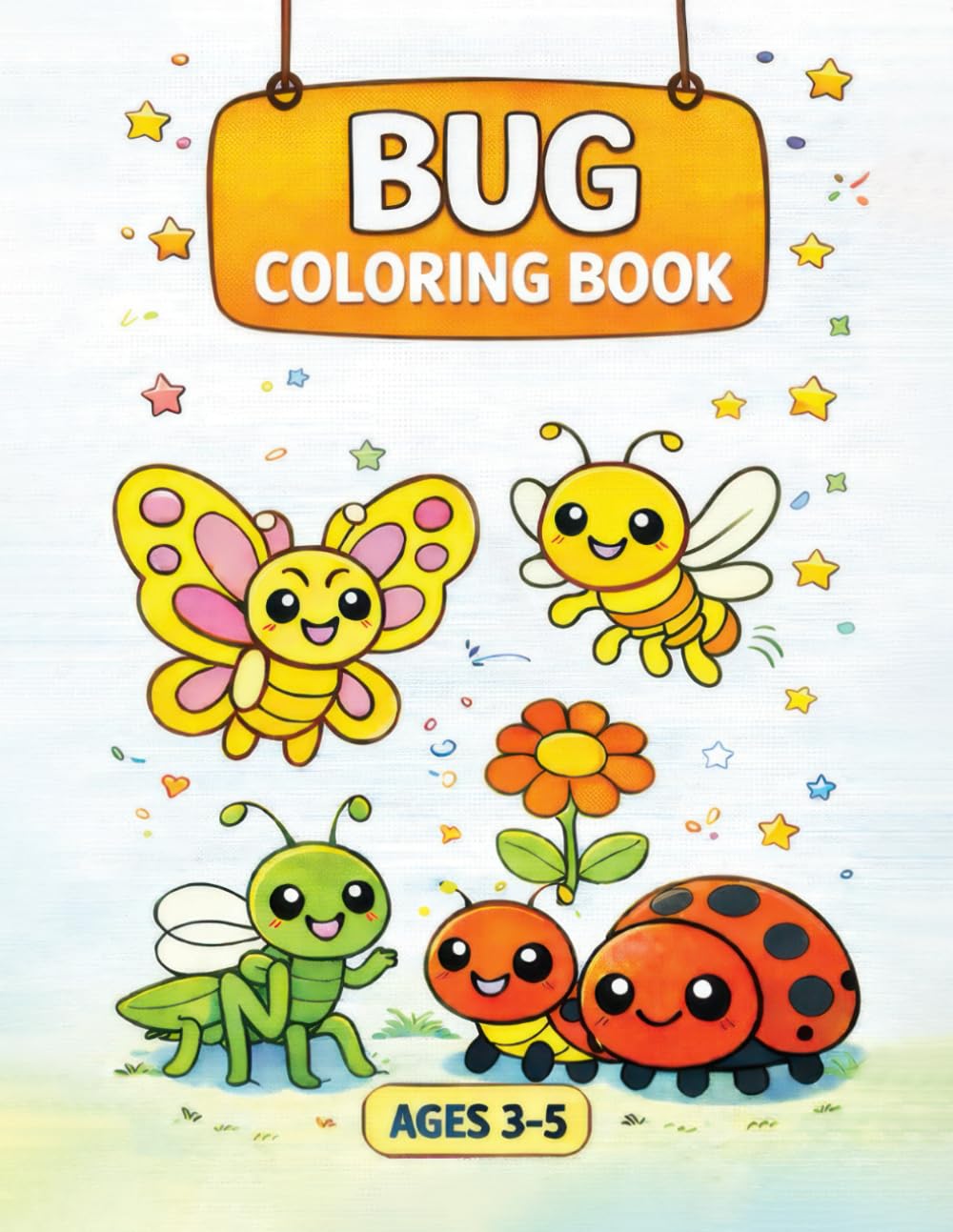Bug Coloring book for kids age 3-5: Simple Bug Coloring Pages for Toddlers & Preschoolers