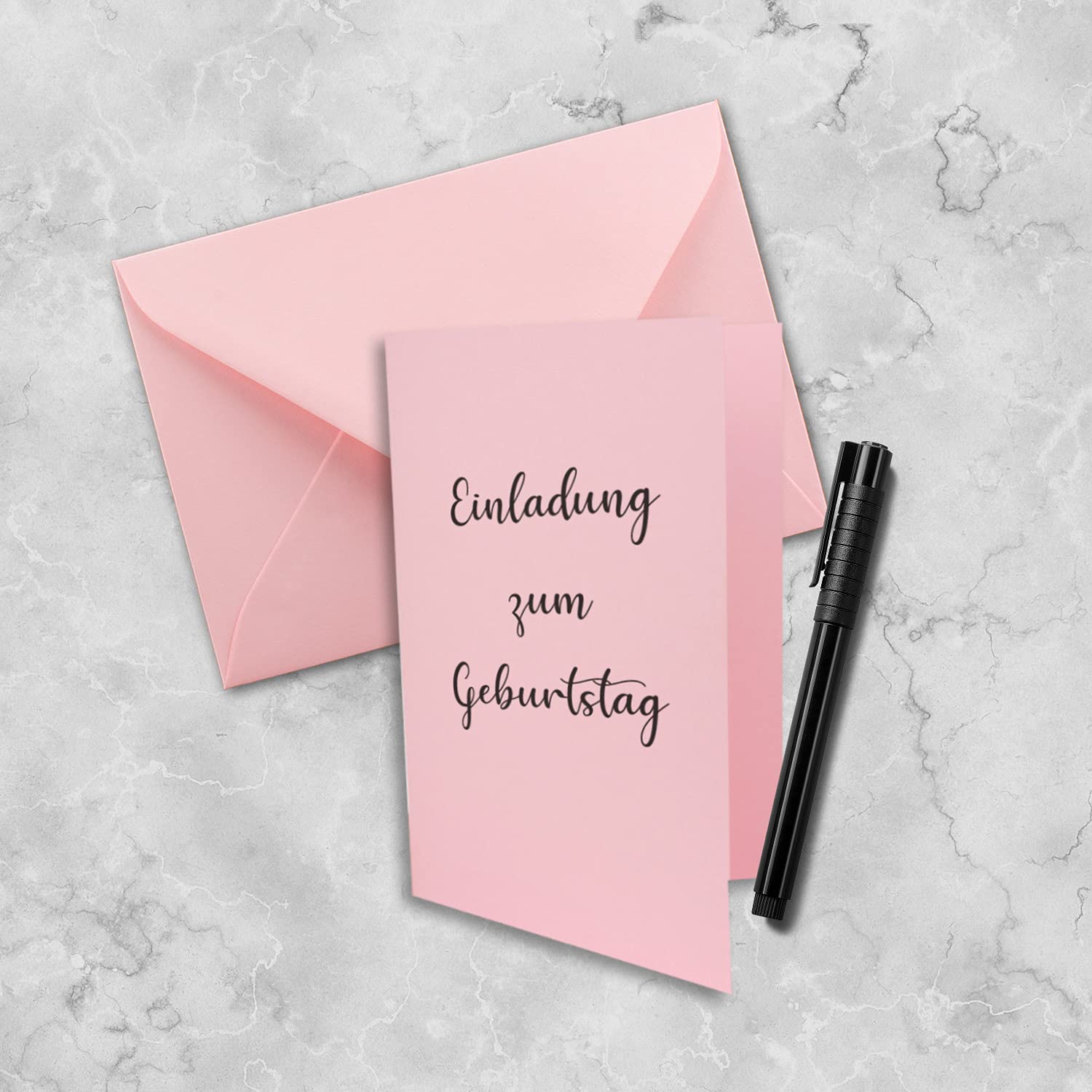 DIN B6 Folding cards Set including envelopes, 115 x 170 mm, ideal for invitation cards weddings, christenings, communions - Image 2