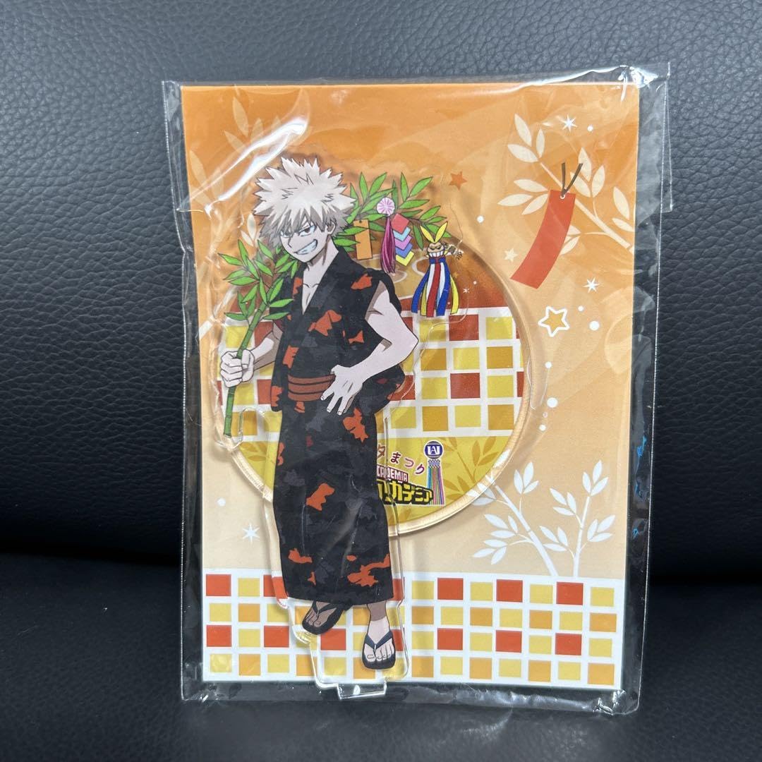 ヒロアカ【⭐️2019年 仙台七夕まつり限定】爆豪　花火　浴衣　アクリルスタンド ヒロアカ【⭐️2019年 仙台七夕まつり限定】轟焦凍 花火 浴衣