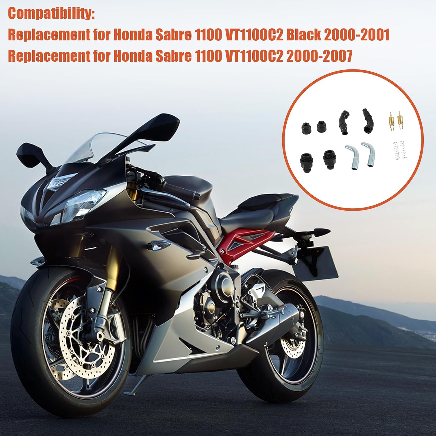 labwork 2-pack Choke Plunger Kit Replacement for Honda Sabre 1100 VT1100C2 2000-2007