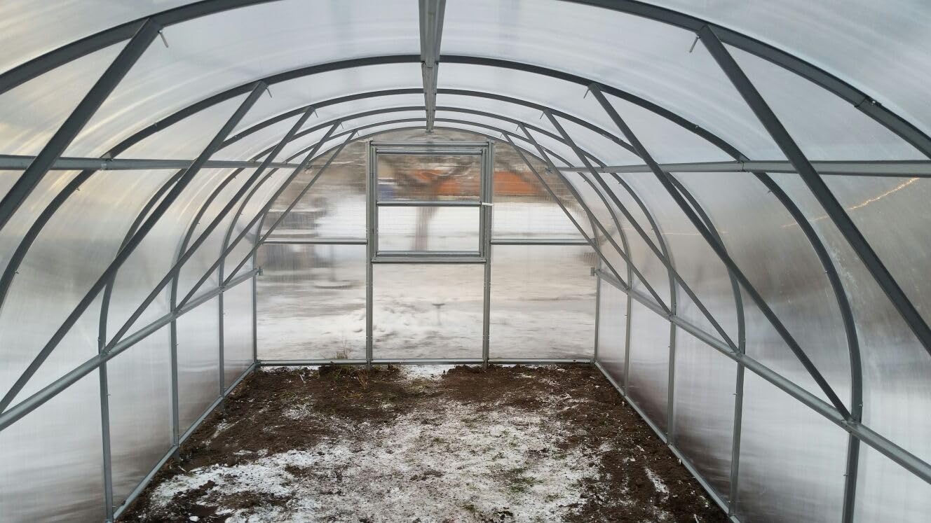 Invernadero Baltic LT 3 x 12 m (largo x ancho) con policarbonato de 6 mm