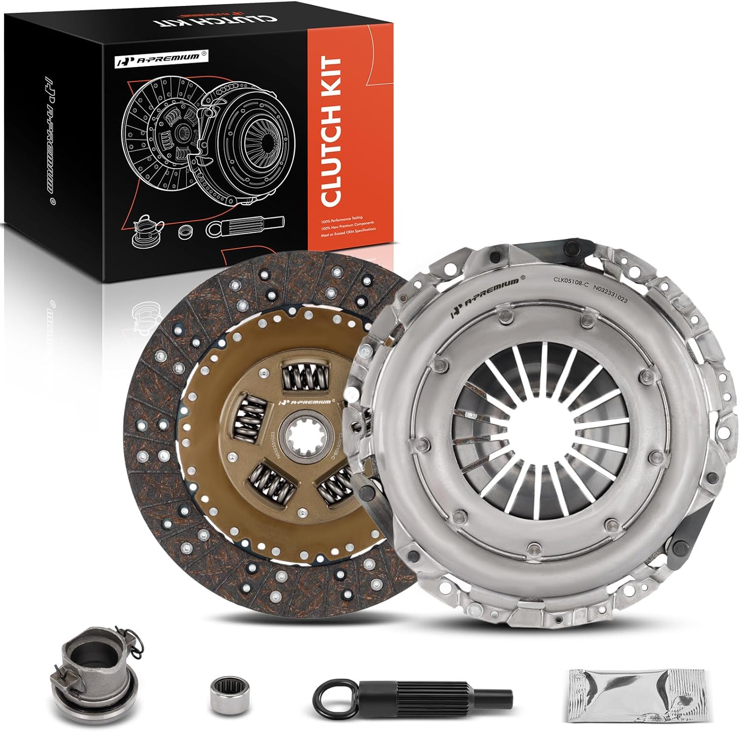 A-Premium Transmission Clutch Kit Set Compatible with Dodge Ram 1500 2001-2008, Dakota 2001-2009 & Mitsubishi Raider 2006-2009, 3.7L 3.9L 4.7L 5.2L, Replace# L05108