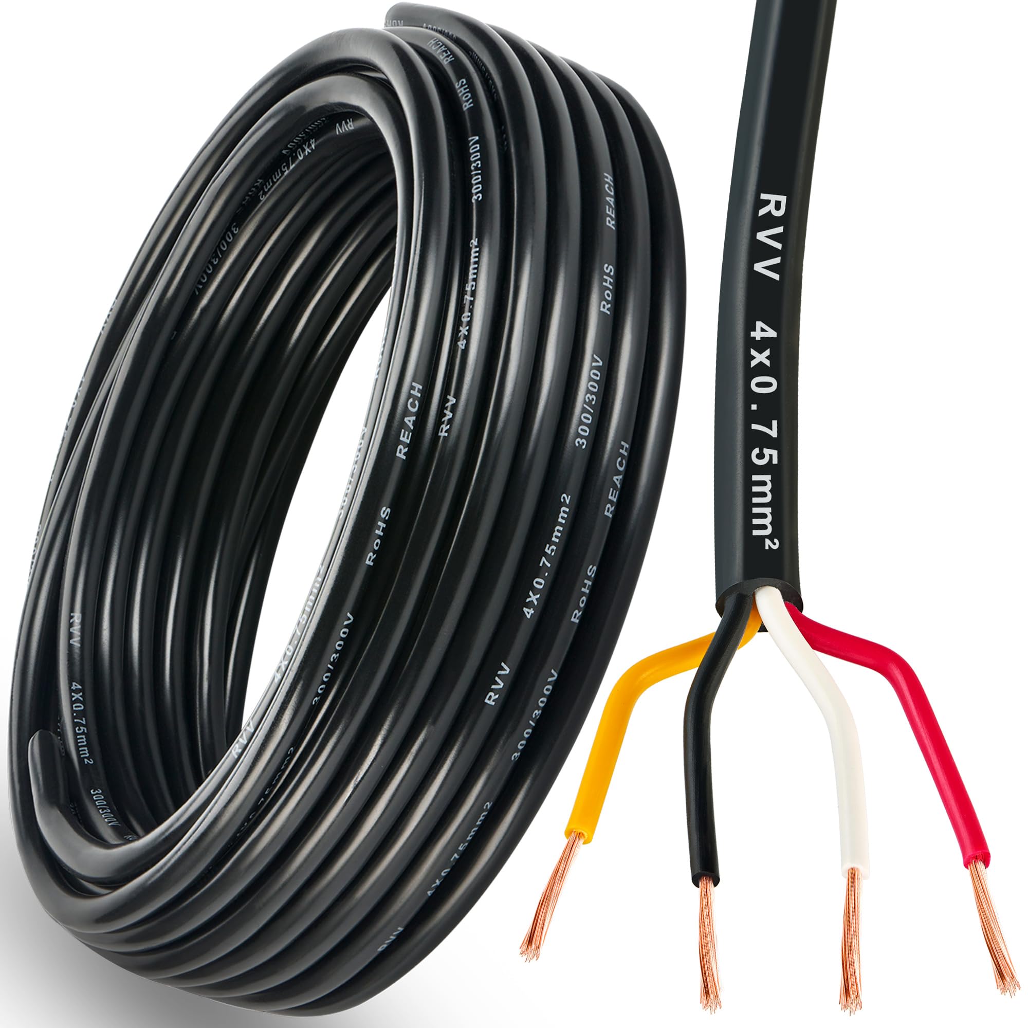 Cavo 7 Conduttori Rimorchio Cavo Elettrico Per Rimorchi RV 14/7