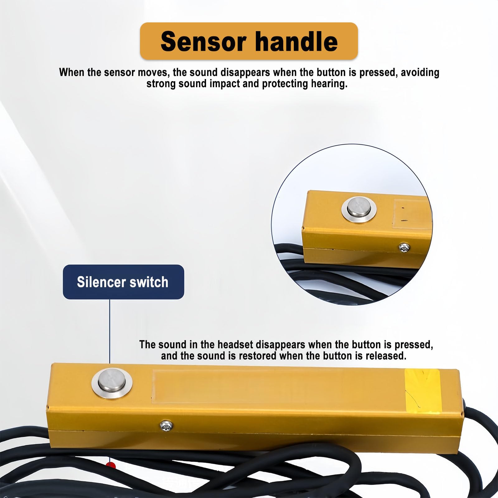 Detector de fugas de agua subterránea con pantalla digital y auriculares, monitor de fugas de tubería de agua para detección y alarma