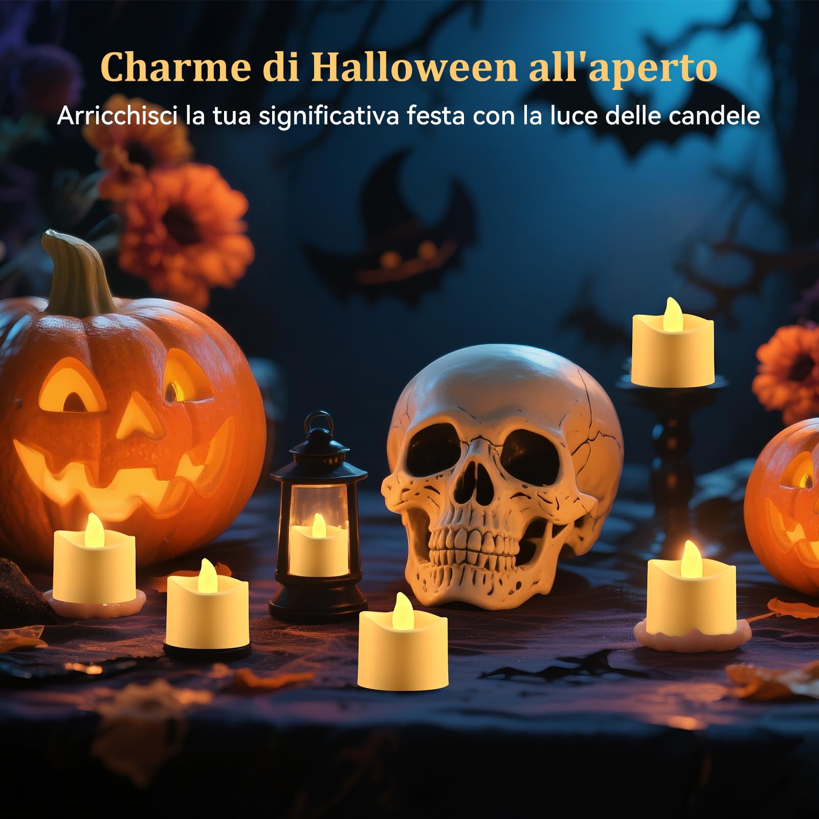RaceGT 20 Candele LED con Timer e Telecomando, Candele LED senza Fiamma, Batterie Incluse, 2/4/6/8H Timer, Ideali per Natale, Matrimonio, Festa, Luci Bianco Caldo