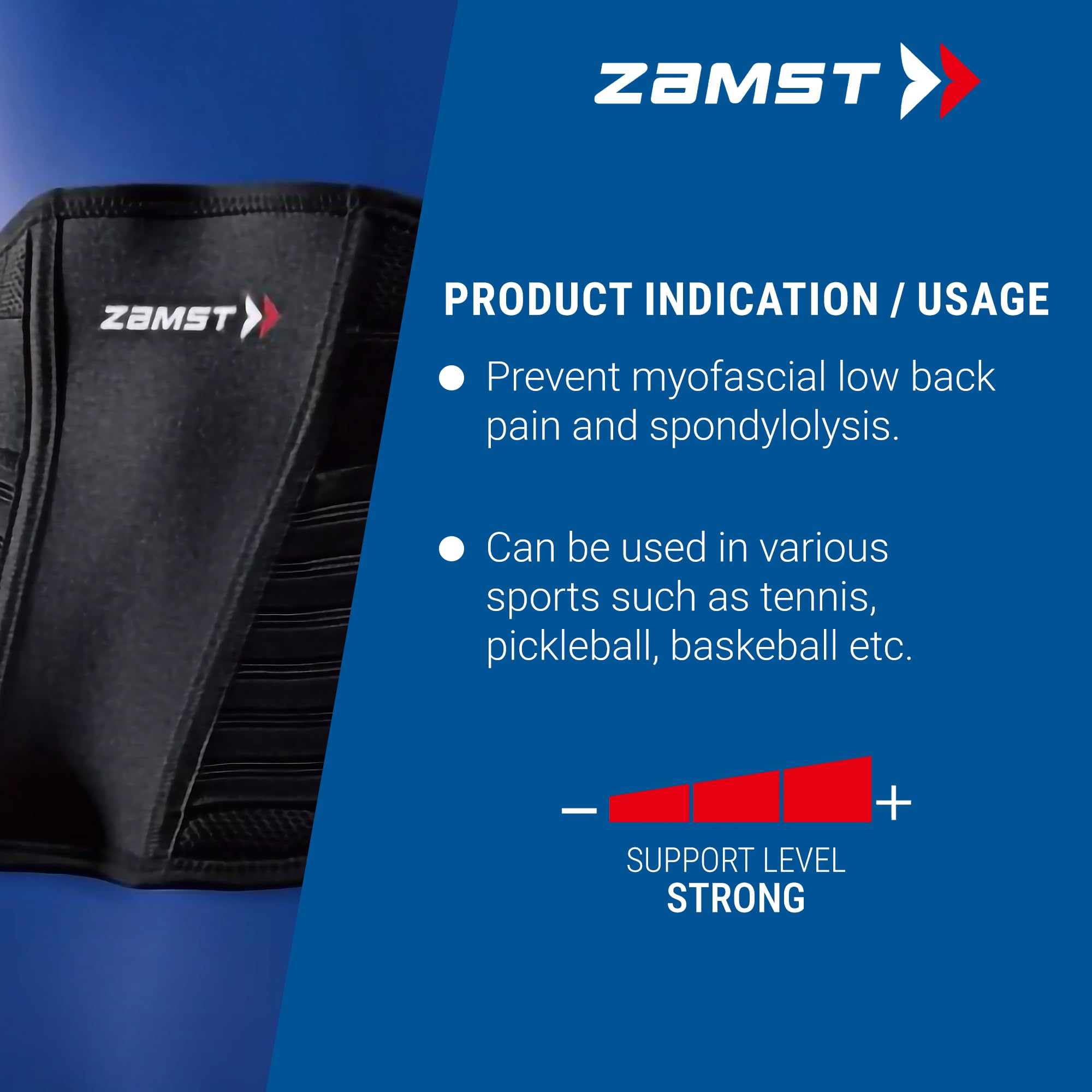 Zamst ZW-7 New L Orteza Dorosły Unisex, Czarny, L