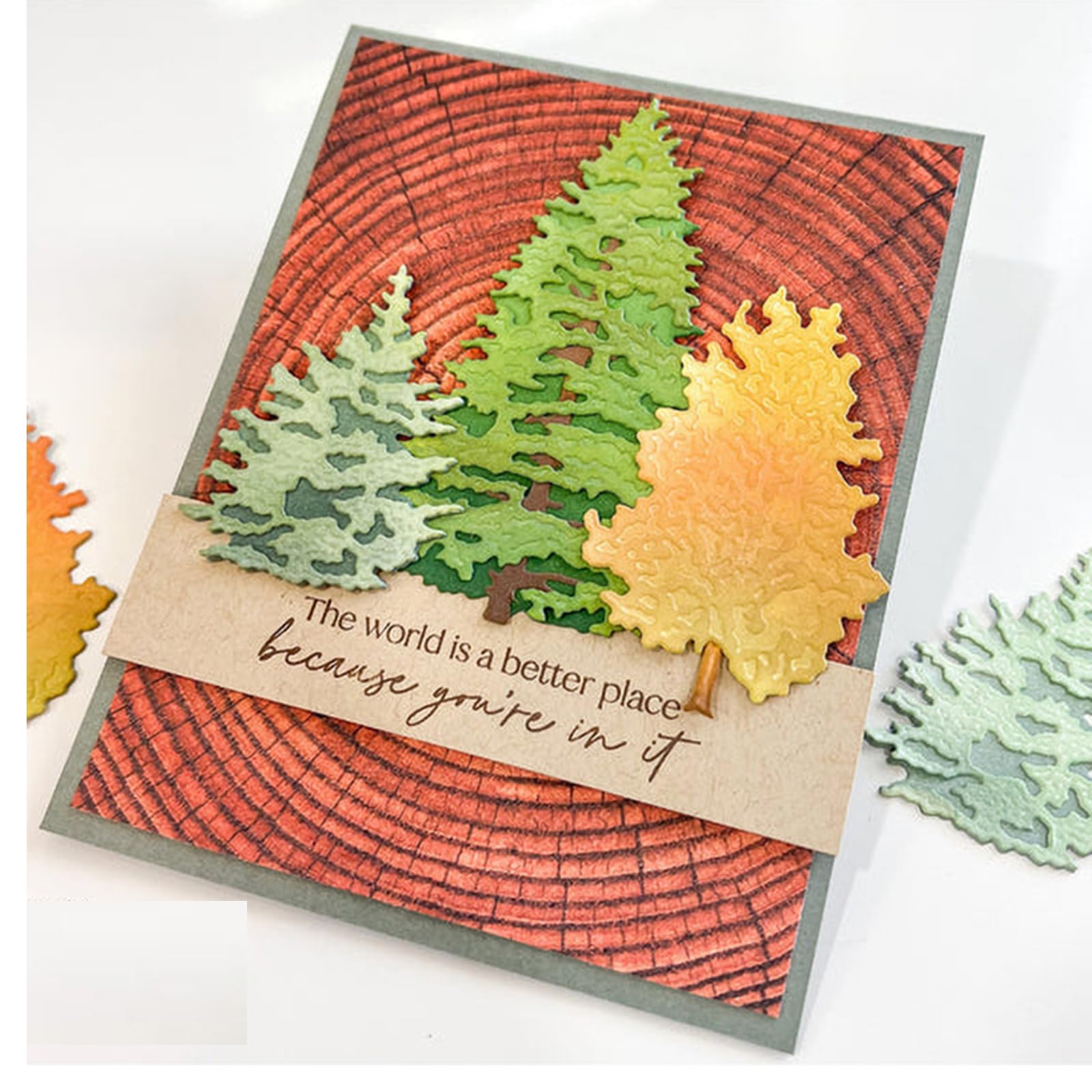 Pochoir Métal Découpe Arbre Et Cloche De Noël – Pour Cartes DIY – Format 7x6,5 Cm