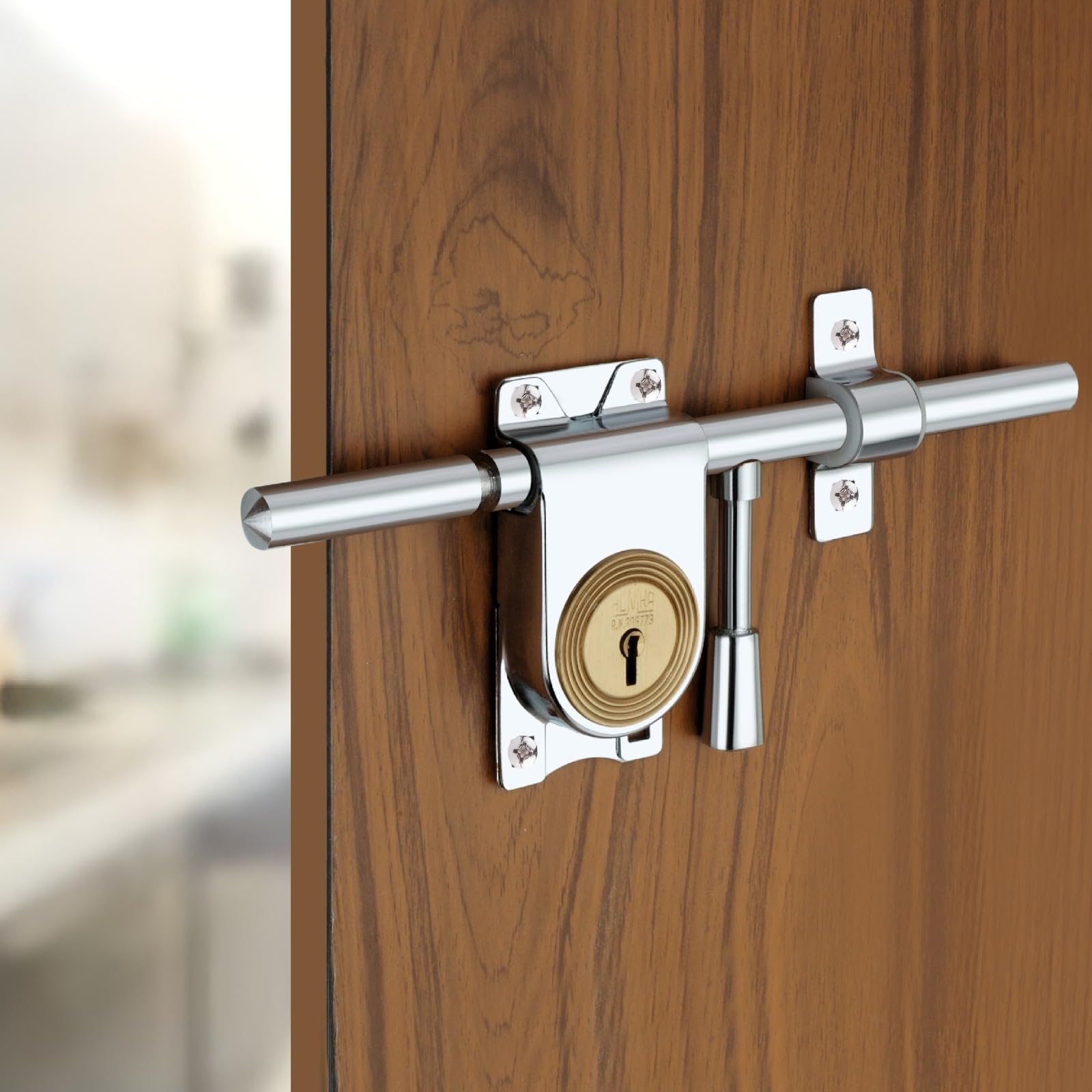 HOMRA Door Aldrop Lock for Main Door, Bedroom, Living Room. Inbuilt Lock in Aldrop - Size- 11 inch, Color- Chrome. (B09MMH6VYX) Amazon Price History, Amazon Price Tracker