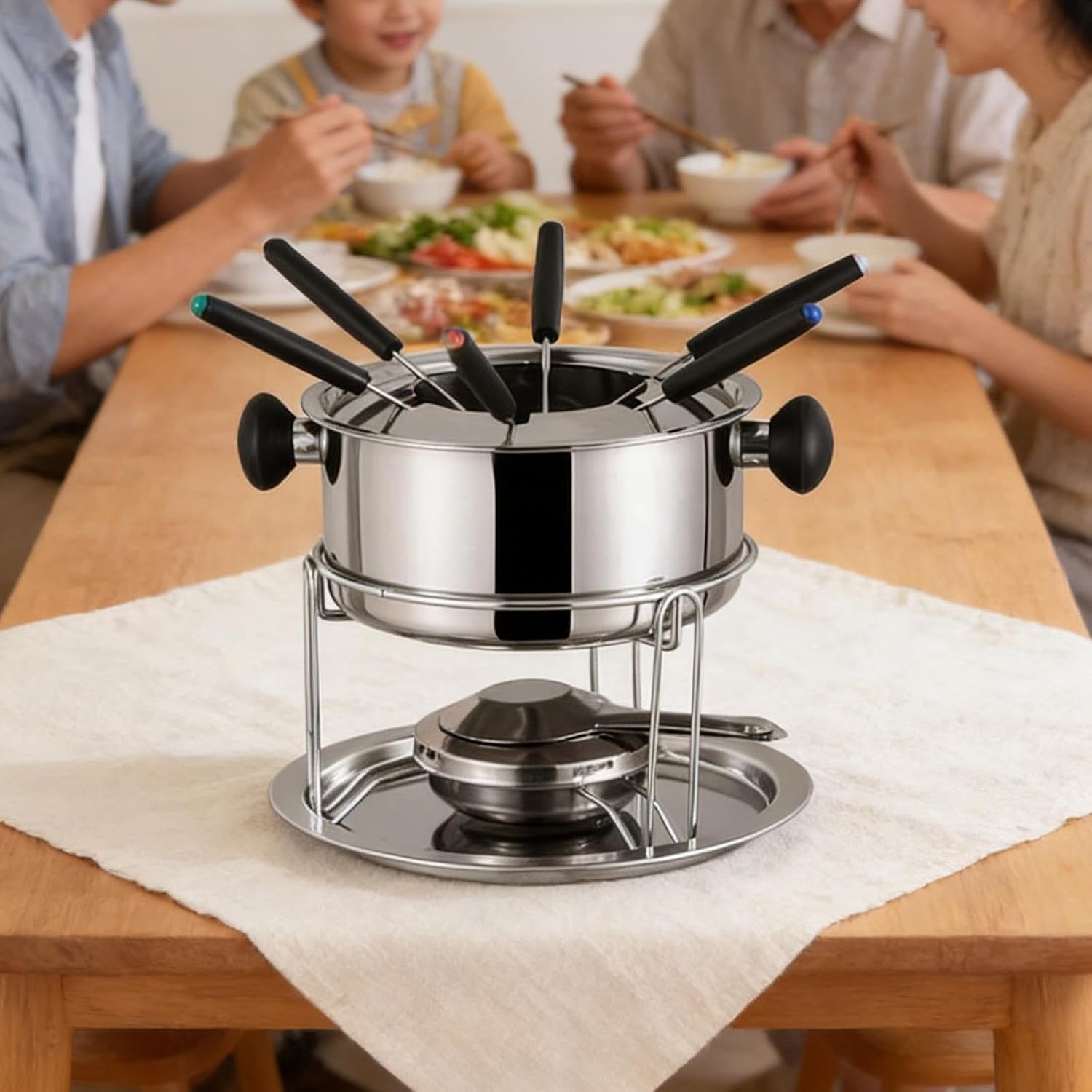 Set with Forks Kitchen Gadgets Versatile Chocolate Melter Butter Warmer for Home Cooking Birthday