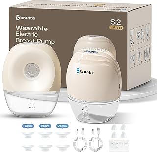 BRONTIX S2 breast pump electrical with 3 Modes and12 Speed Levels wearable breast pump Electric for Feeding Mothers | Auto...