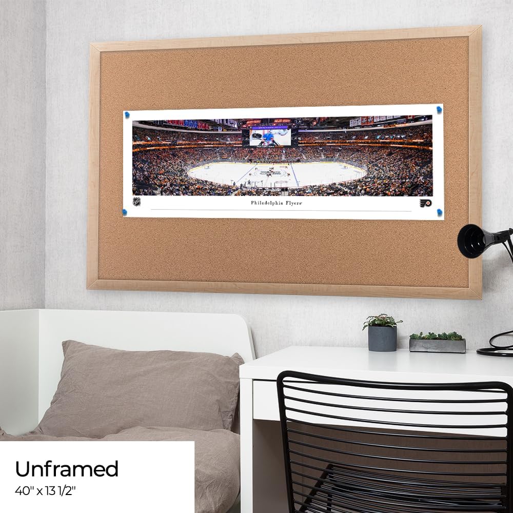Philadelphia Flyers Face-Off - Unframed NHL Poster by Blakeway Panoramas