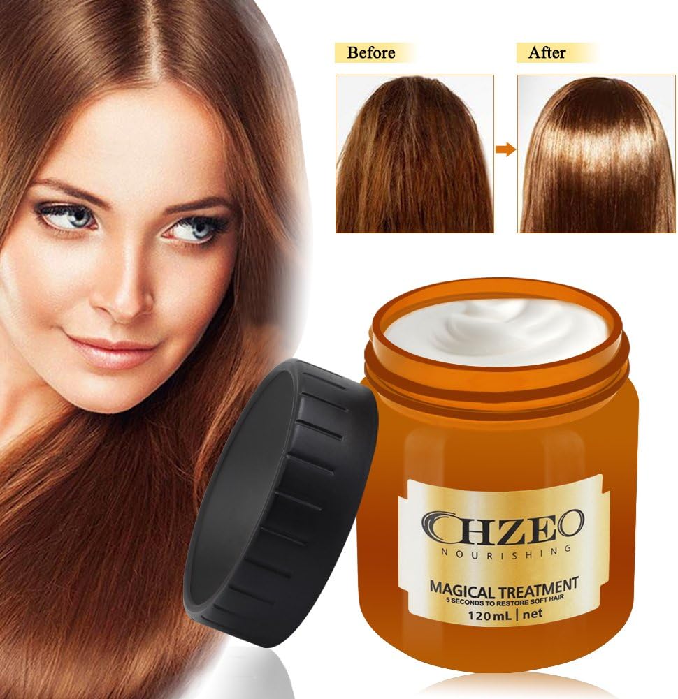 GlySkinCare Coconut Oil, Collagen & Keratin Hair MASK - Infused with Natural Ingredients - Coconut Oil, Collagen, Keratin, Wheat Protein, Vitamin E, Aloe and Panthenol - 300 mL
