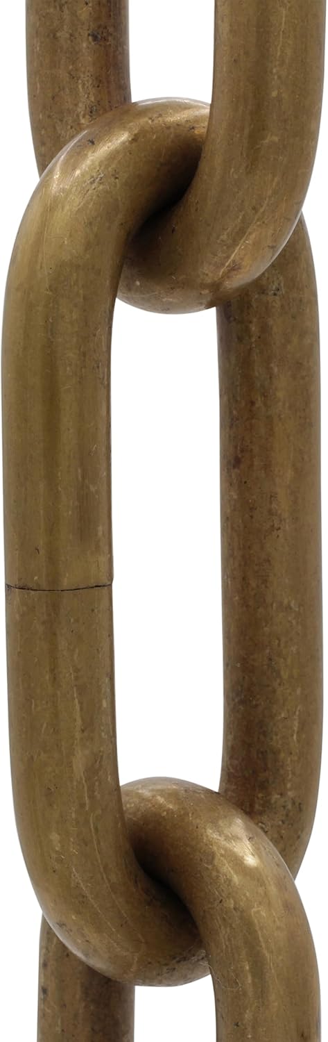 RCH Hardware CH-BR07-U65-AB Brass Chandelier Chain, Antique Brass (1 Foot)