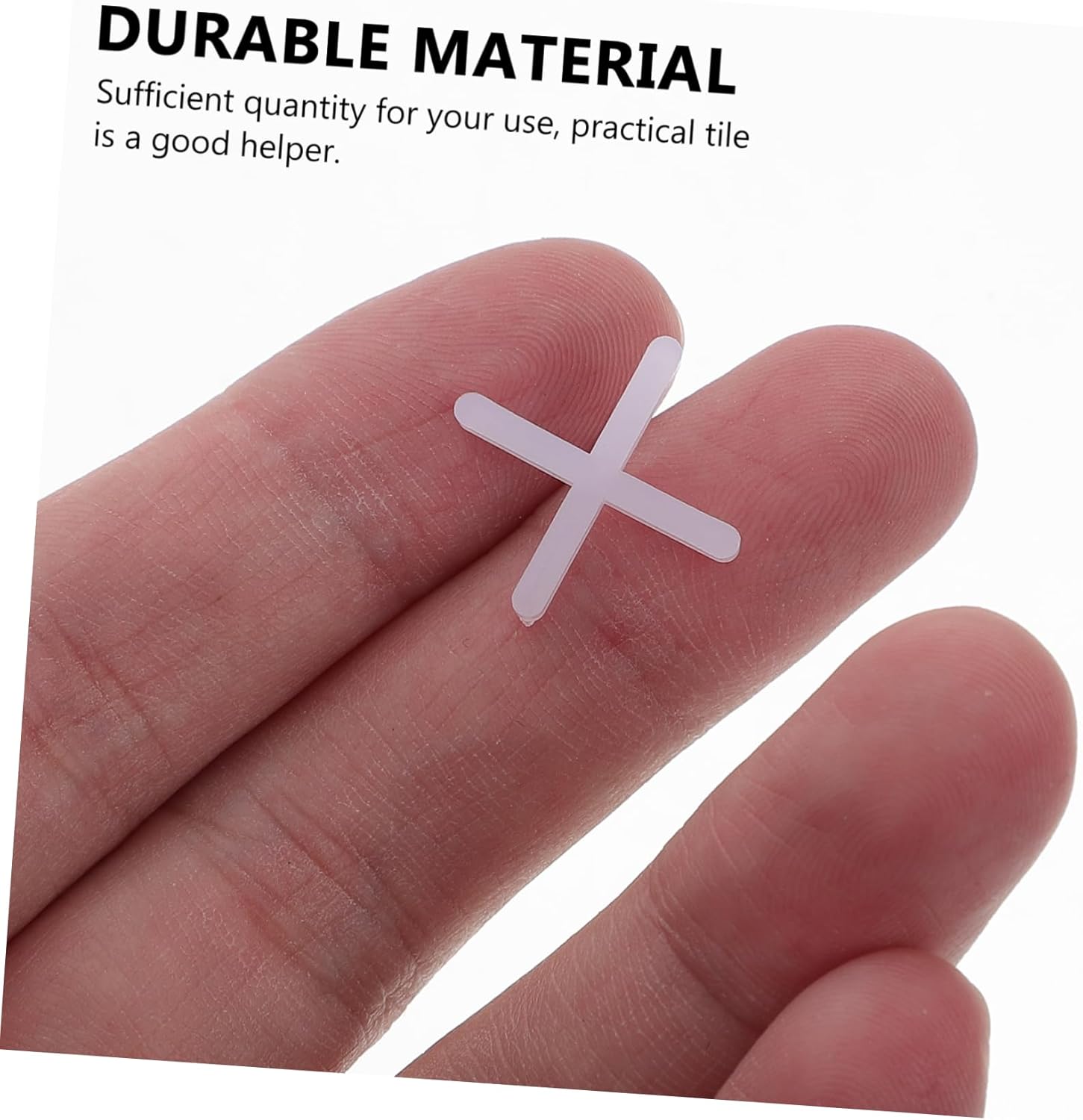 10000Pcs Floor Tile Spacers Cross Ceramic Tile Levelers for Accurate Spacing Lightweight Pe Material for DIY and Professional Installations