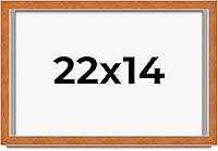 Vista 81 de Marco marrón de 18 x 24 pulgadas, marco de madera maciza de nuez de miel, ancho de moldeo de 0.875 pulgadas, profundidad de rabo de 0.875 pulgadas