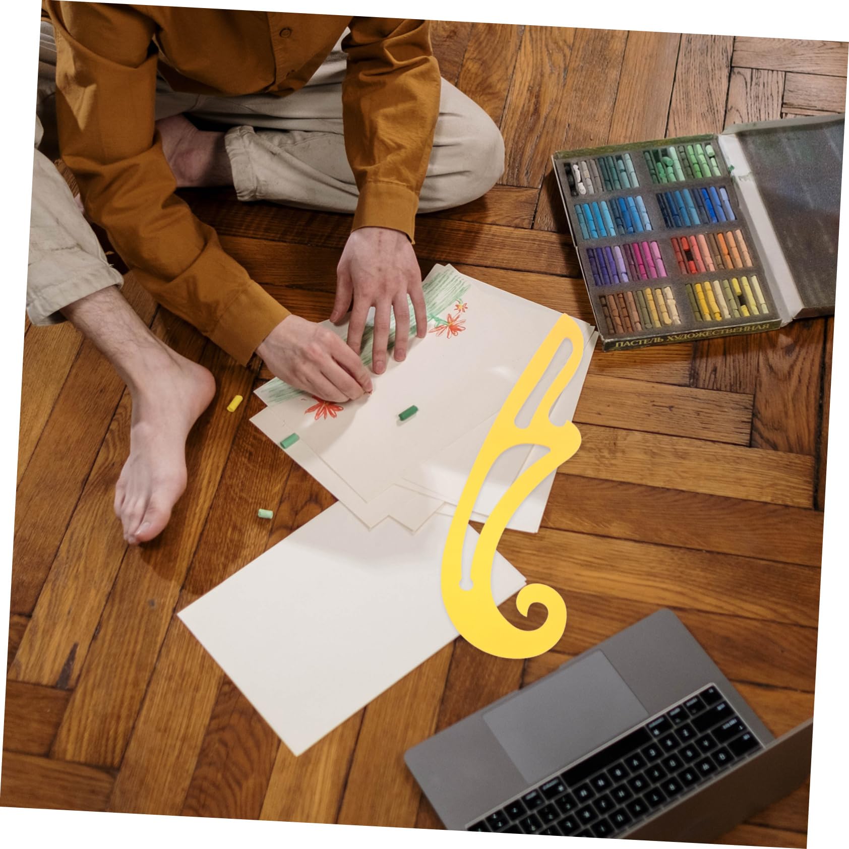 PERSELOSO Curve Ruler for Sewing and Drafting Flexible DIY Drawing Tool for Clothing Design and Proofing Lightweight and Durable Metric Ruler for Beginners and Professionals