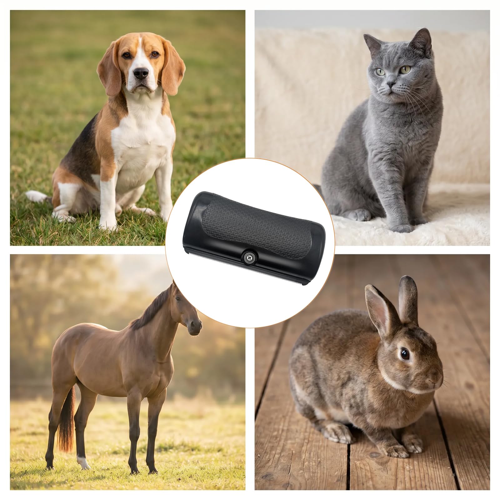 Pet Care Brush - Hundebürste - Fellwunder Bürste Hund - Deshedding Bürste für Hunde & Katzen - Haustierpflegebürste - Effiziente Haarentfernung und Pflege für kurzhaarige Haustiere