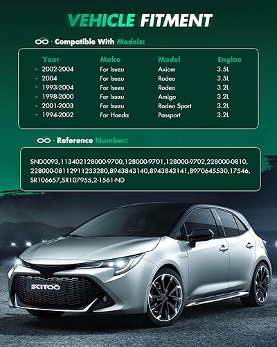 Miniatura 483 de SCITOO Arrancadores Nuevo Ajuste para Nissan Frontier Pickup Xterra 2002 2003 2004 3.3L 17859