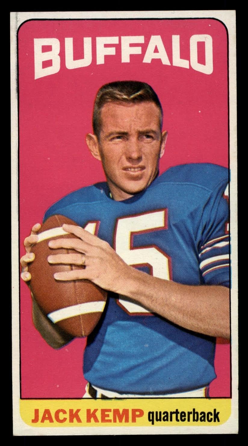 1965 Topps #35 Jack Kemp Buffalo Bills (Football Card) EX Bills Occidental