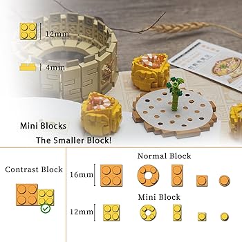 yumさま Amazon.com: ENJBRICK Mini Building Blocks Kit for Adutls