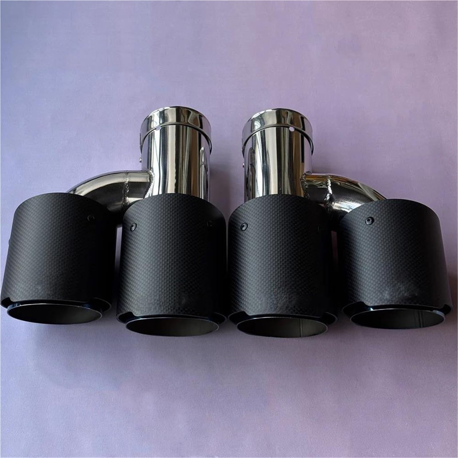 Kit de colas de escape dobles para transformar la estética trasera de tu automóvil 7
