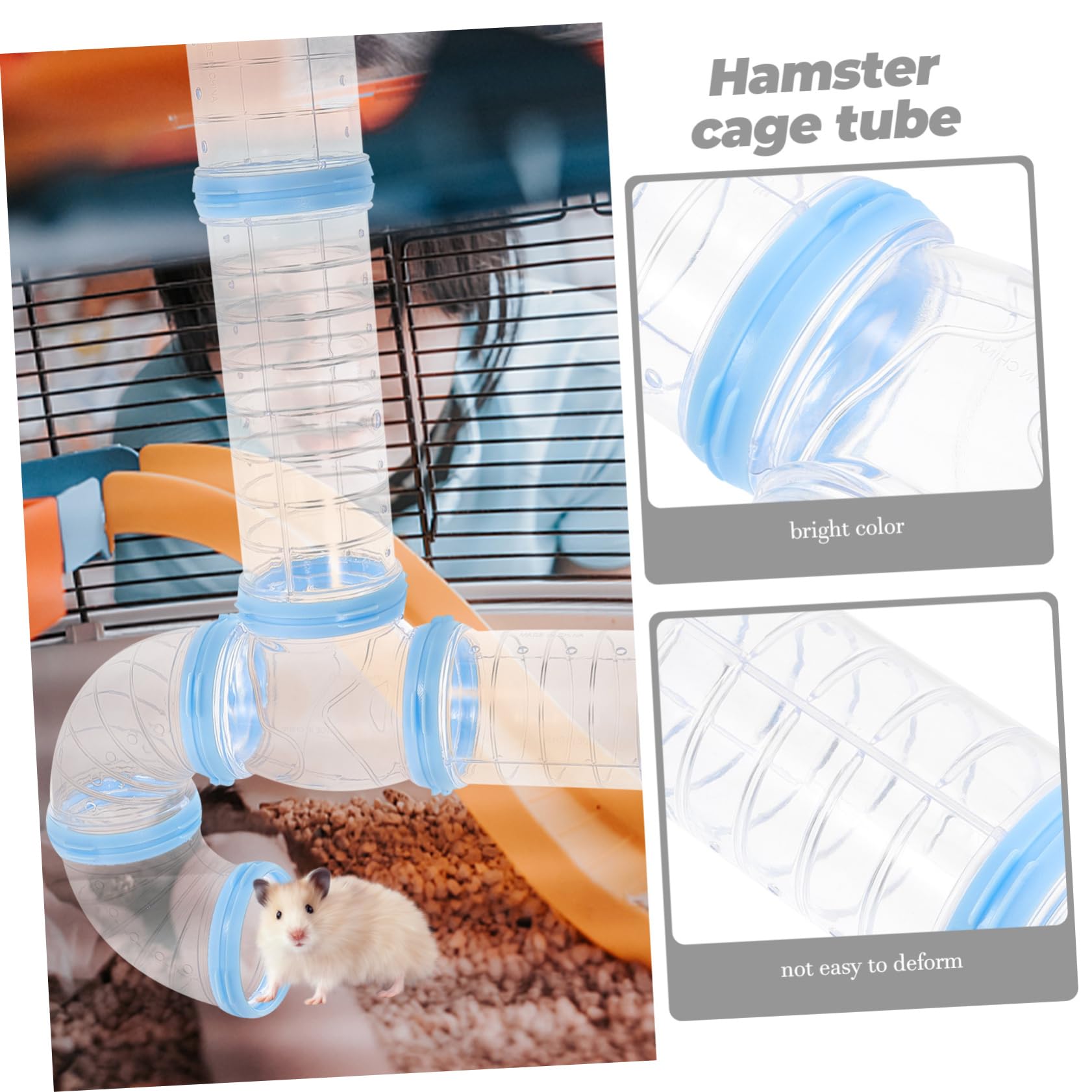 Hamsterröhren und Tunnel zum Verbinden, 2, Kunststoff
