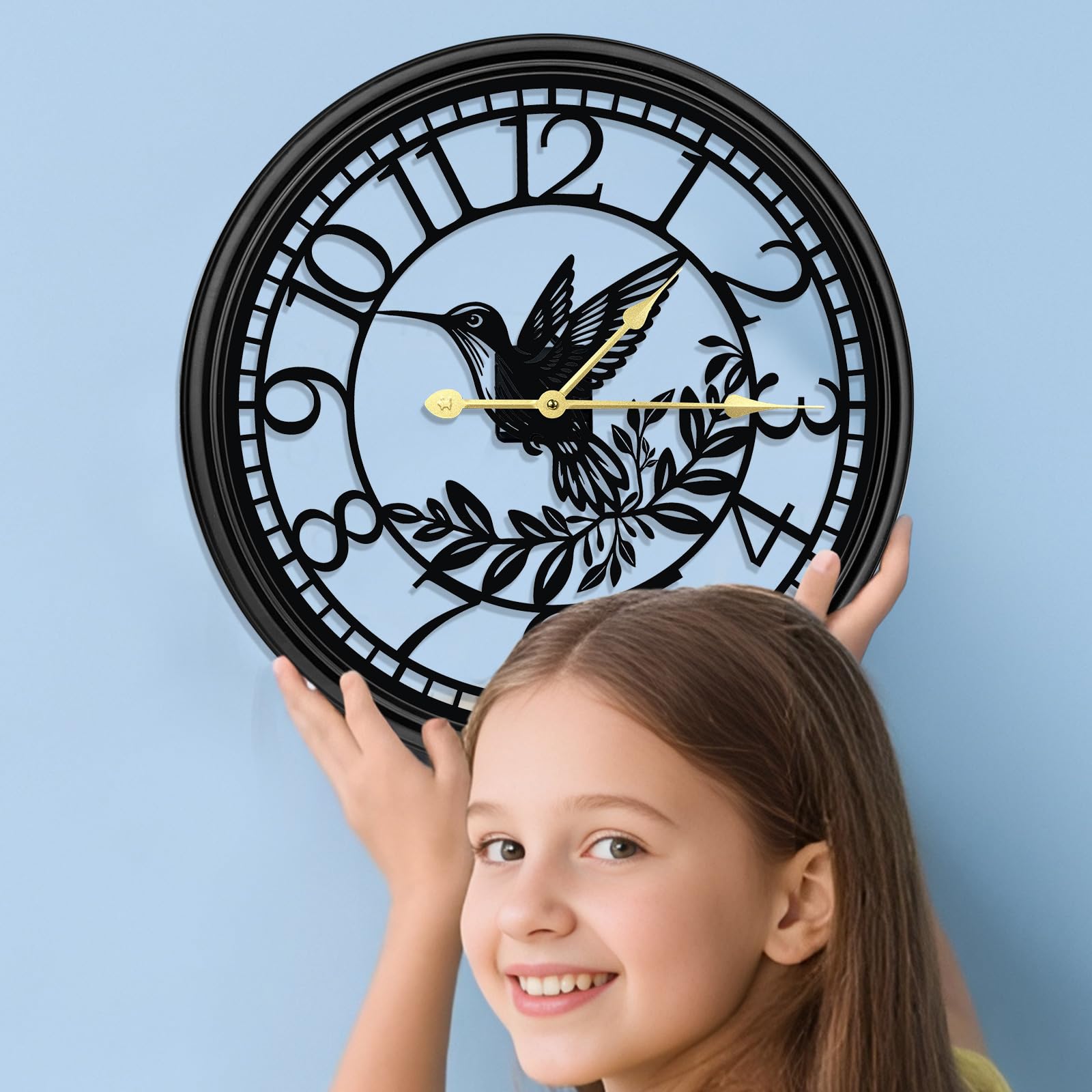 Reloj de Pared Grande - Relojes de Pared para Decoración de Sala de Estar, Silencioso y Sin Tic TAC, Adecuado para Decoración de Pared, Decoración de Sala de Estar, Decoración de Cocina