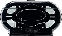 Vista 2 de Winco TD-220 - Dispensador de papel higiénico de doble rollo, color negro