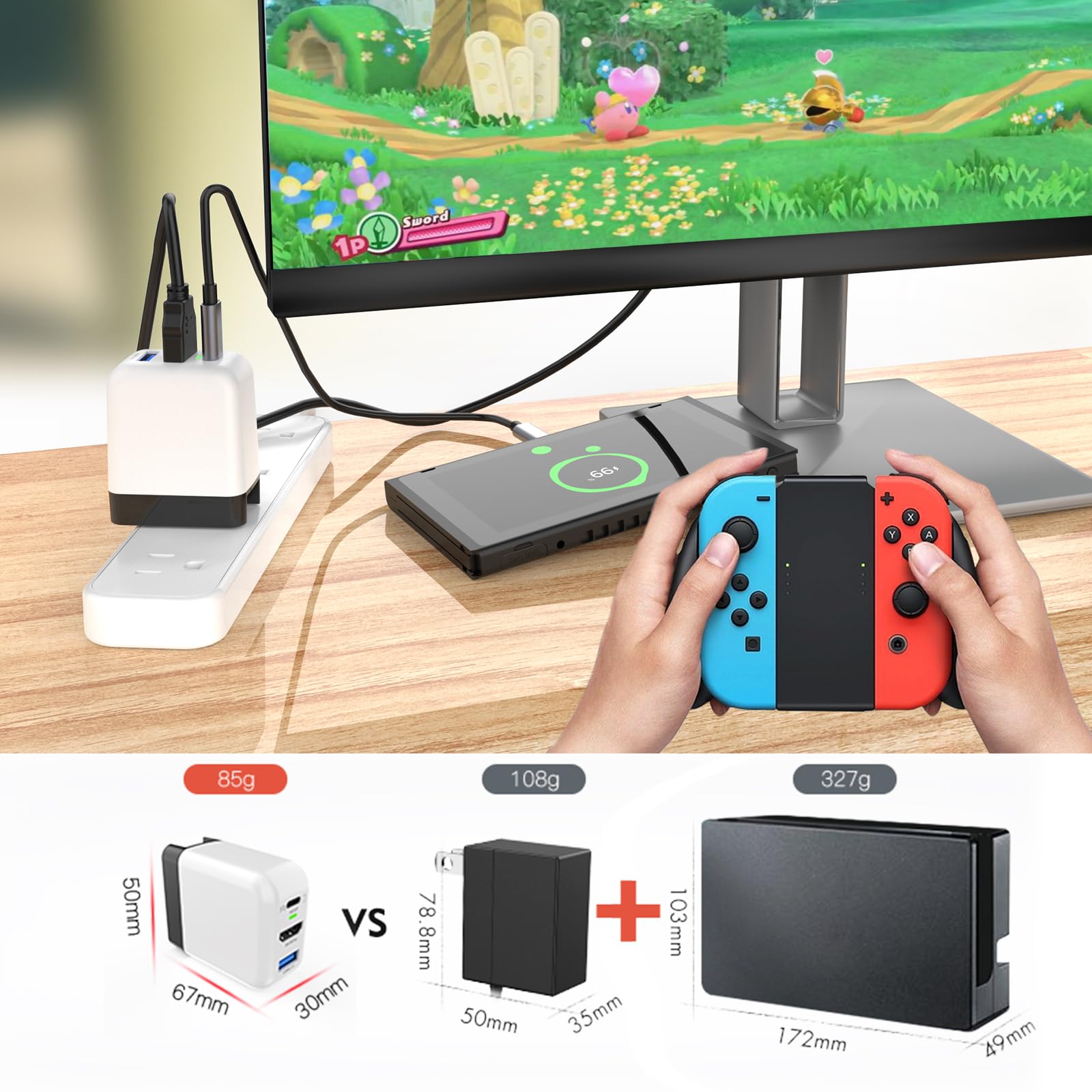 Amazon.co.jp: 【日本正規品】Switch ドック充電器 ゲーム同時に充電