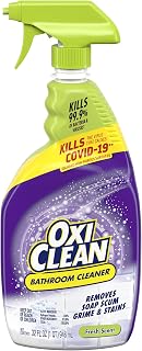 OxiClean Shower Tub & Tile Cleaner 32oz - Bleach-Free OxiClean Stainfighters for Soap Scum Grout Stains