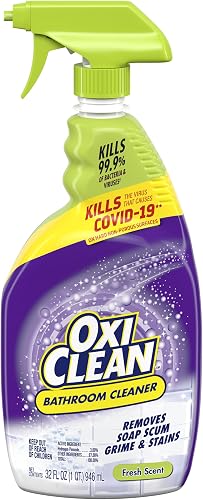 OxiClean Bathroom Cleaner, Shower, Tub & Tile, Powered by OxiClean Stainfighters