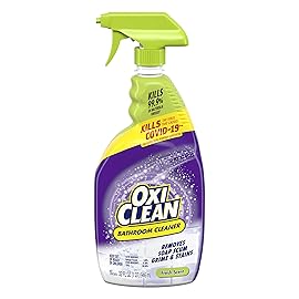 OxiClean Bathroom Cleaner, Shower, Tub & Tile, Powered by OxiClean Stainfighters, 32 oz