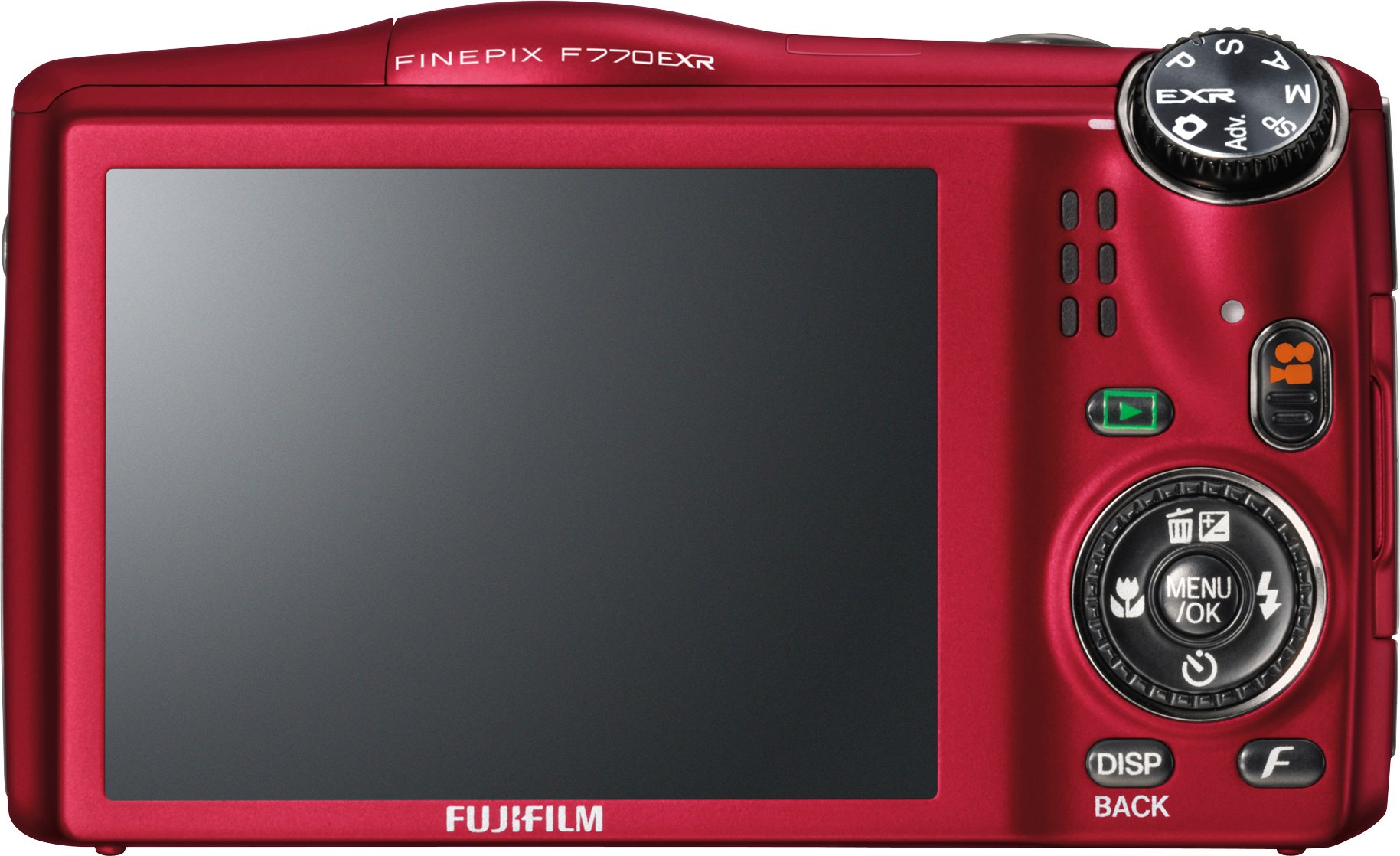 Amazon.com : Fujifilm Compact Digital Camera F770EXR Red : Point