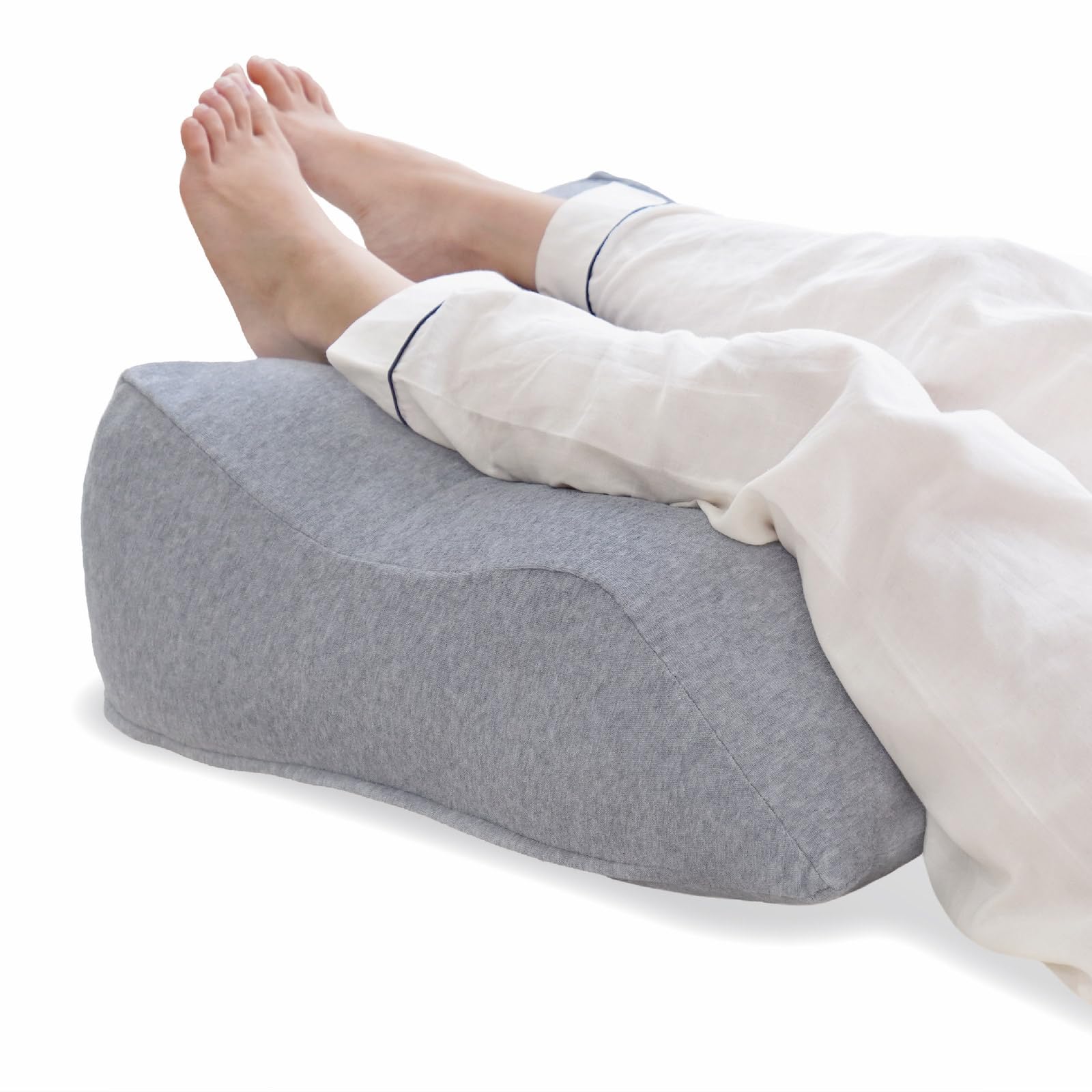 MORIPiLO 足枕 ふくらはぎ枕 就寝用 ふくらはぎから支える足まくら くぼ…