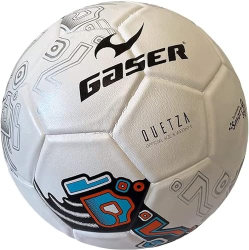 Gaser Balón de fútbol laminado Medidas oficiales No.5 Quetza (azul)