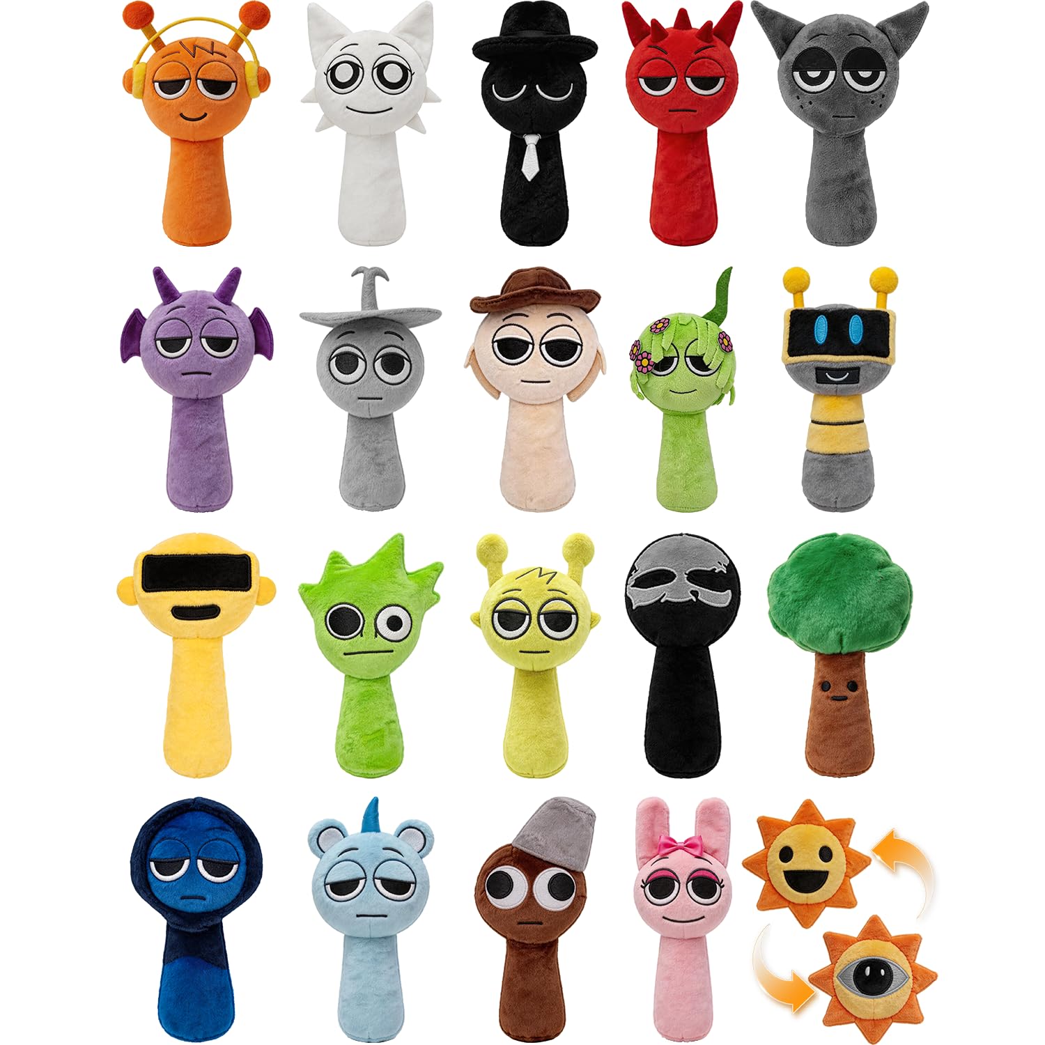 Plush Toys Song Game Plushies Stuffed Dolls, 20PCS