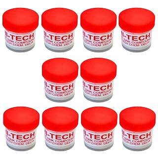 ELECTRO 10G Thermal Paste Heatsink Compound Grease for Cooling CPU Fan and Led Light Bulb 10Pcs