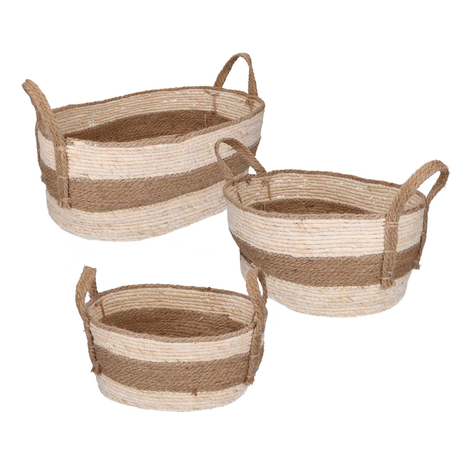 Vacchetti 23189300NP Basket, Fabric, Multicolor, Medium, 3 units