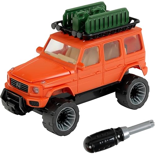 Theo Klein 3807 Mercedes-Benz G-Klasse Screw Car, AMG G-Klasse Car Detachable and Assembly, Tuning Car and Accessories with Mercedes-Benz Design