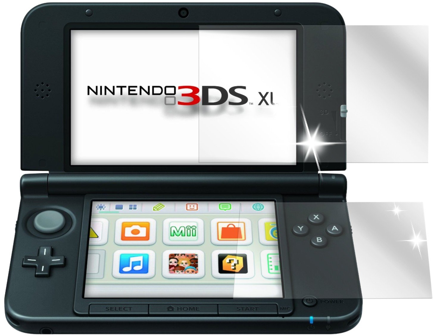 dipos I 4 x folia ochronna przezroczysta kompatybilna z Nintendo 3Ds XL folia ochronna na wyświetlacz