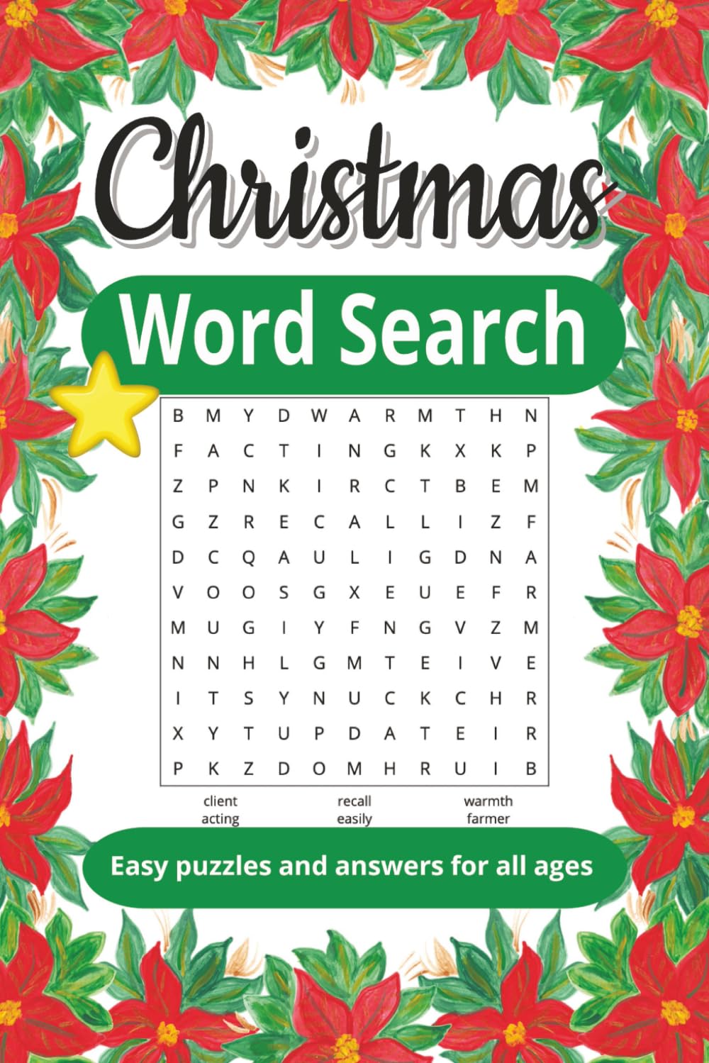 Christmas Word Search: A Cozy, Relaxing Christmas-Themed Word Puzzle