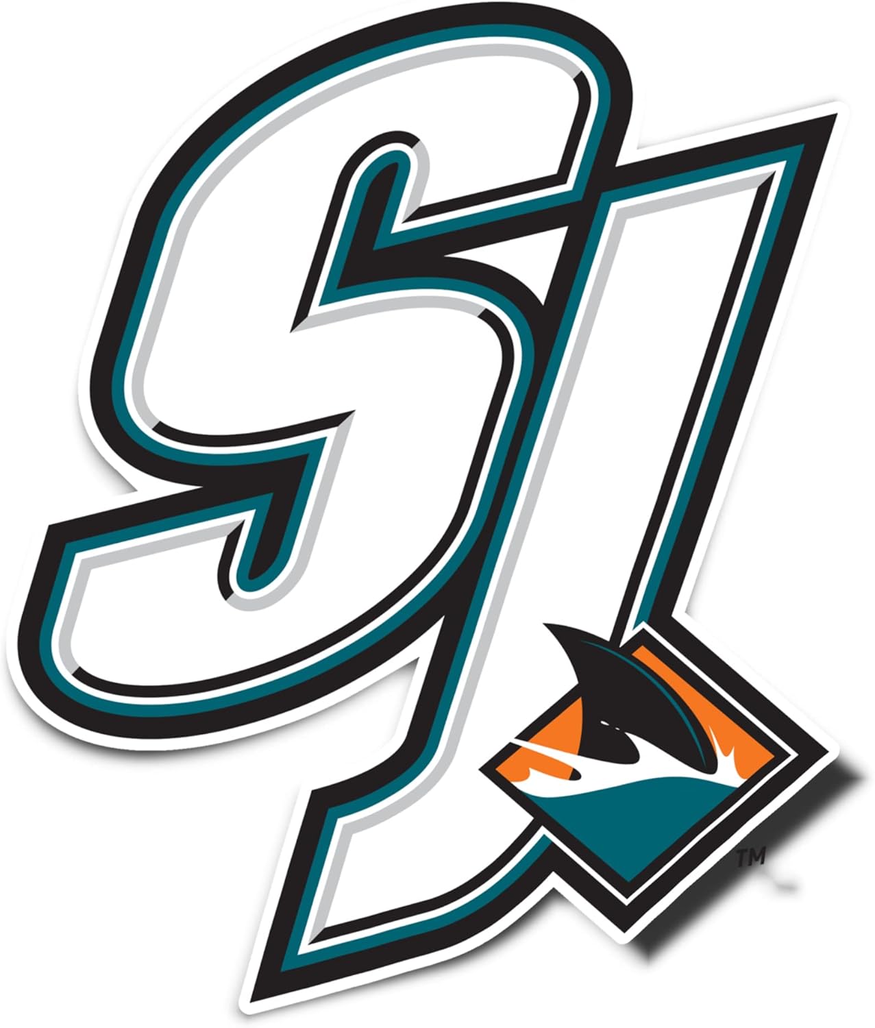 Desert Cactus San Jose Sharks Sticker NHL Team National Hockey League Vinyl Decal Laptop Water Bottle Car Scrapbook (Individual F)