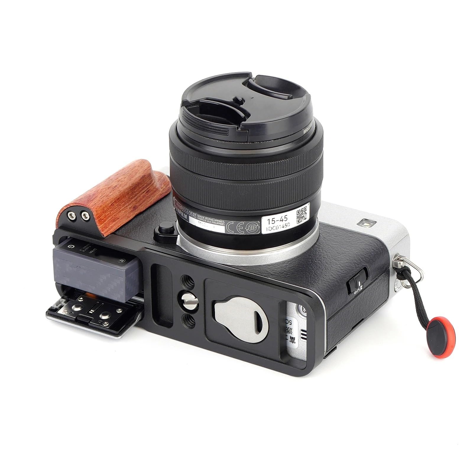 新品 富士フイルム FUJIFILM xe5用 ハンドグリップ ブラック Amazon | 富士フイルム X-E5 XE5カメラL型ボード用カメラ木製ハンド
