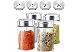 Salt Control Bottle - Premium Salt and Pepper Shakers Set