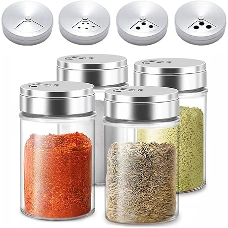 Salt Control Bottle - Premium Salt and Pepper Shakers Set